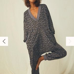 NWT Free People ‘Just Because’ Leopard Onesie